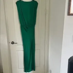 Amanda Uprichard Women's Fabianna Gown - Dark Green - Size Medium